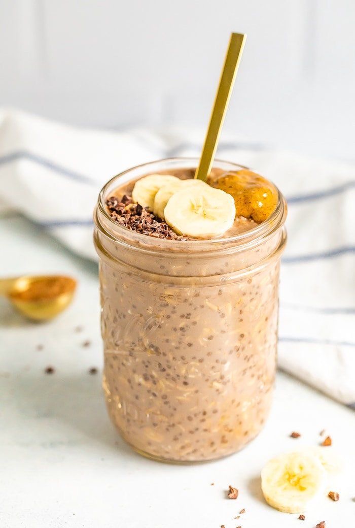 Choco Banana Overnight Oats