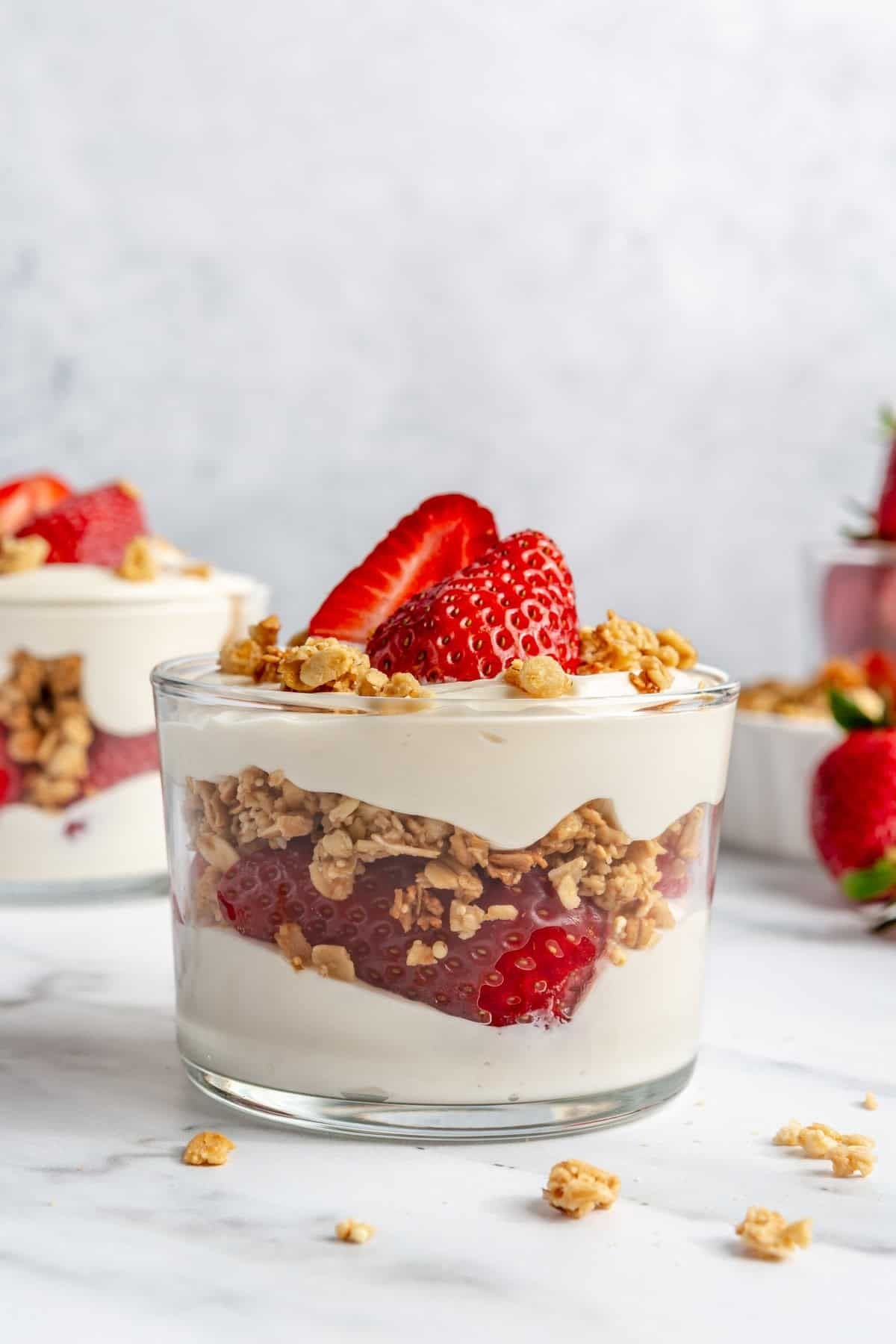 Strawberry Biscoff Parfait