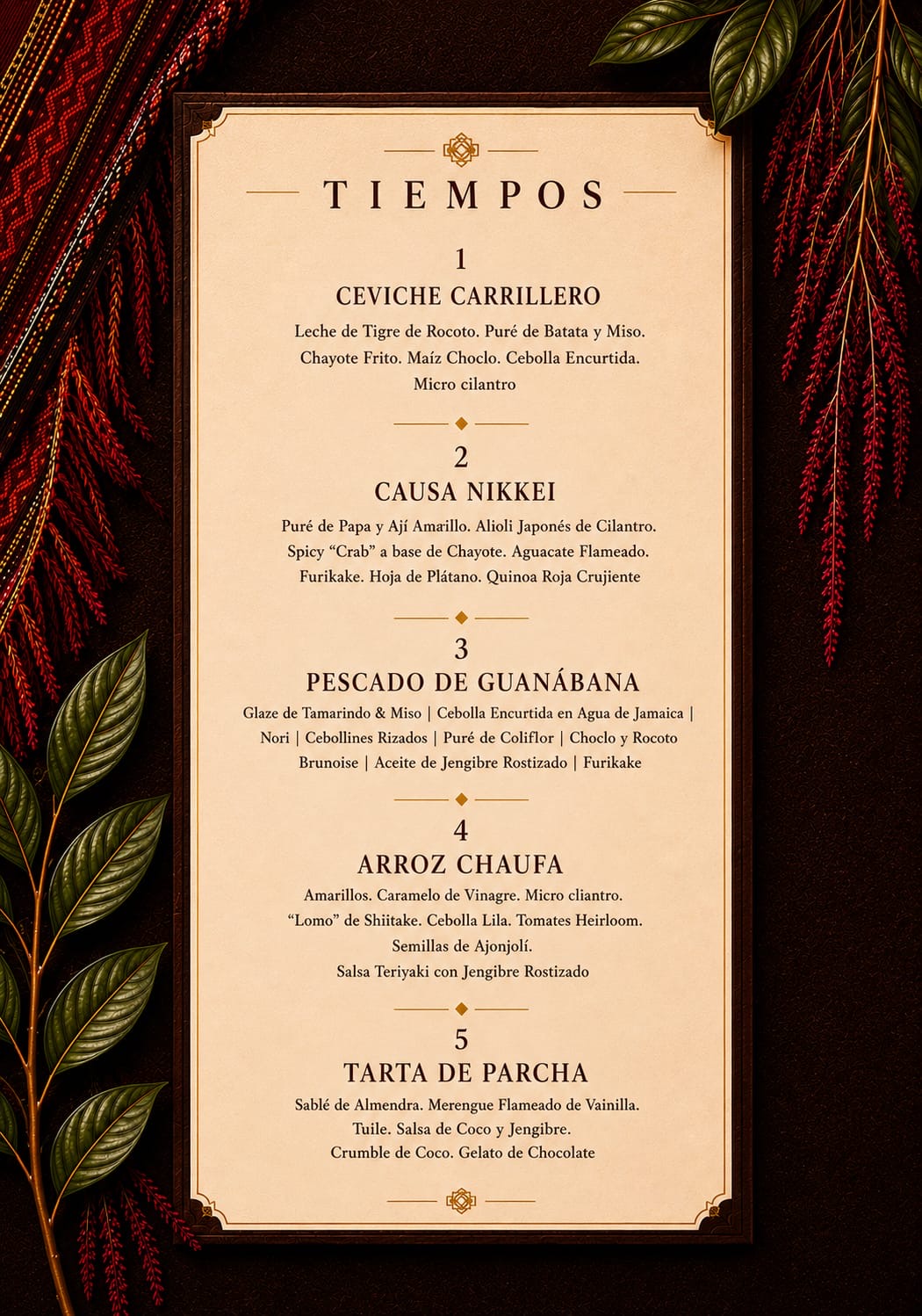 FINE DINING: PERÚ