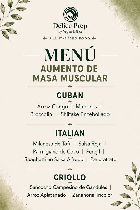 Menú para Aumentar en Masa Muscular