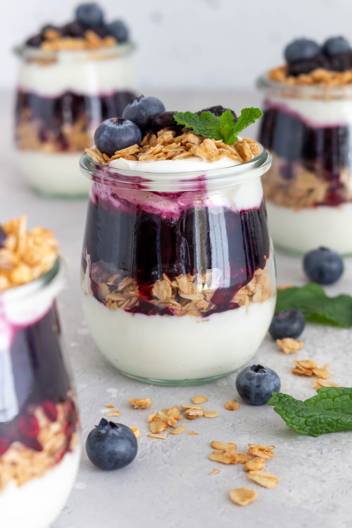 Blueberry Biscoff Parfait